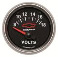 GM Series Electric Voltmeter Gauge - Auto Meter 3692-00406 UPC: 046074136252
