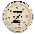 Antique Beige Mechanical Speedometer - Auto Meter 1896 UPC: 046074018961