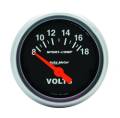 Sport-Comp Electric Voltmeter Gauge - Auto Meter 3391 UPC: 046074033919