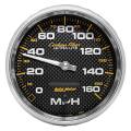 Carbon Fiber In-Dash Electric Speedometer - Auto Meter 4889 UPC: 046074048890