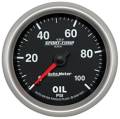 Sport-Comp II Mechanical Oil Pressure Gauge - Auto Meter 7621 UPC: 046074076213