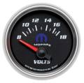 MOPAR Electric Voltmeter Gauge - Auto Meter 880021 UPC: 046074154584