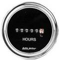 Traditional Chrome Electric Hourmeter Gauge - Auto Meter 2587 UPC: 046074025877