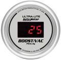 Ultra-Lite Digital Boost/Vacuum Gauge - Auto Meter 6559 UPC: 046074065590