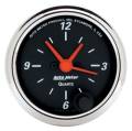 Designer Black Clock - Auto Meter 1484 UPC: 046074014840