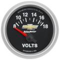 GM Series Electric Voltmeter Gauge - Auto Meter 880444 UPC: 046074148392