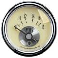 Prestige Series Antique Ivory Voltmeter Gauge - Auto Meter 2092 UPC: 046074020926