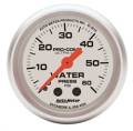 Ultra-Lite Mechanical Water Pressure Gauge - Auto Meter 4324 UPC: 046074043246