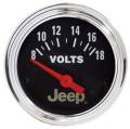 Jeep Electric Voltmeter Gauge - Auto Meter 880242 UPC: 046074154317