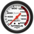 Phantom Mechanical Nitrous Pressure Gauge - Auto Meter 5828 UPC: 046074058288