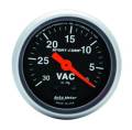 Sport-Comp Mechanical Vacuum Gauge - Auto Meter 3384 UPC: 046074033841