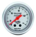Ultra-Lite Mechanical Fuel Pressure Gauge - Auto Meter 4313 UPC: 046074043130
