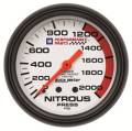 GM Series Mechanical Nitrous Pressure Gauge - Auto Meter 5828-00407 UPC: 046074136498