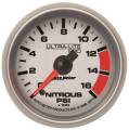 Ultra-Lite Pro Nitrous Pressure Gauge - Auto Meter 8874 UPC: 046074088742