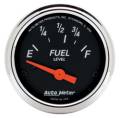 Designer Black Fuel Level Gauge - Auto Meter 1423 UPC: 046074014239