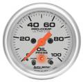 Ultra-Lite Electric Oil Pressure Gauge - Auto Meter 4352 UPC: 046074043529