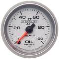 Ultra-Lite II Electric Oil Pressure Gauge - Auto Meter 4953 UPC: 046074049538