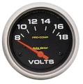 Pro-Comp Electric Voltmeter Gauge - Auto Meter 5492 UPC: 046074054921