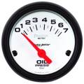 Phantom Electric Metric Oil Pressure Gauge - Auto Meter 5727-M UPC: 046074134166