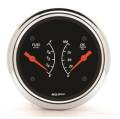 Gauges - Oil/Fuel Gauge - Auto Meter - Designer Black Oil/Fuel Dual Gauge - Auto Meter 1434 UPC: 046074014345