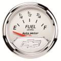Chevy Vintage Fuel Level Gauge - Auto Meter 1317-00408 UPC: 046074154188