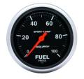 Sport-Comp Electric Fuel Pressure Gauge - Auto Meter 3563 UPC: 046074035630