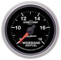 Sport-Comp II Wide Band Air Fuel Ratio Kit - Auto Meter 3670 UPC: 046074036705