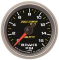 Brake Pressure Gauge - Brake Pressure Gauge - Auto Meter - Pro-Comp Pro Brake Pressure Gauge - Auto Meter 8726 UPC: 046074087264