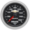 Brake Pressure Gauge - Brake Pressure Gauge - Auto Meter - GM Series Electric Brake Pressure Gauge - Auto Meter 880450 UPC: 046074148453