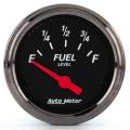 Designer Black Fuel Level Gauge - Auto Meter 1415 UPC: 046074014154