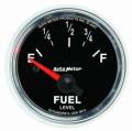 GS Electric Fuel Level Gauge - Auto Meter 3813 UPC: 046074038136