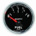 GS Electric Fuel Level Gauge - Auto Meter 3816 UPC: 046074038167